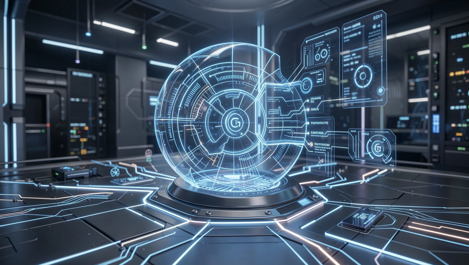 Futuristic illustration of 6G technologies showcasing advanced connectivity.