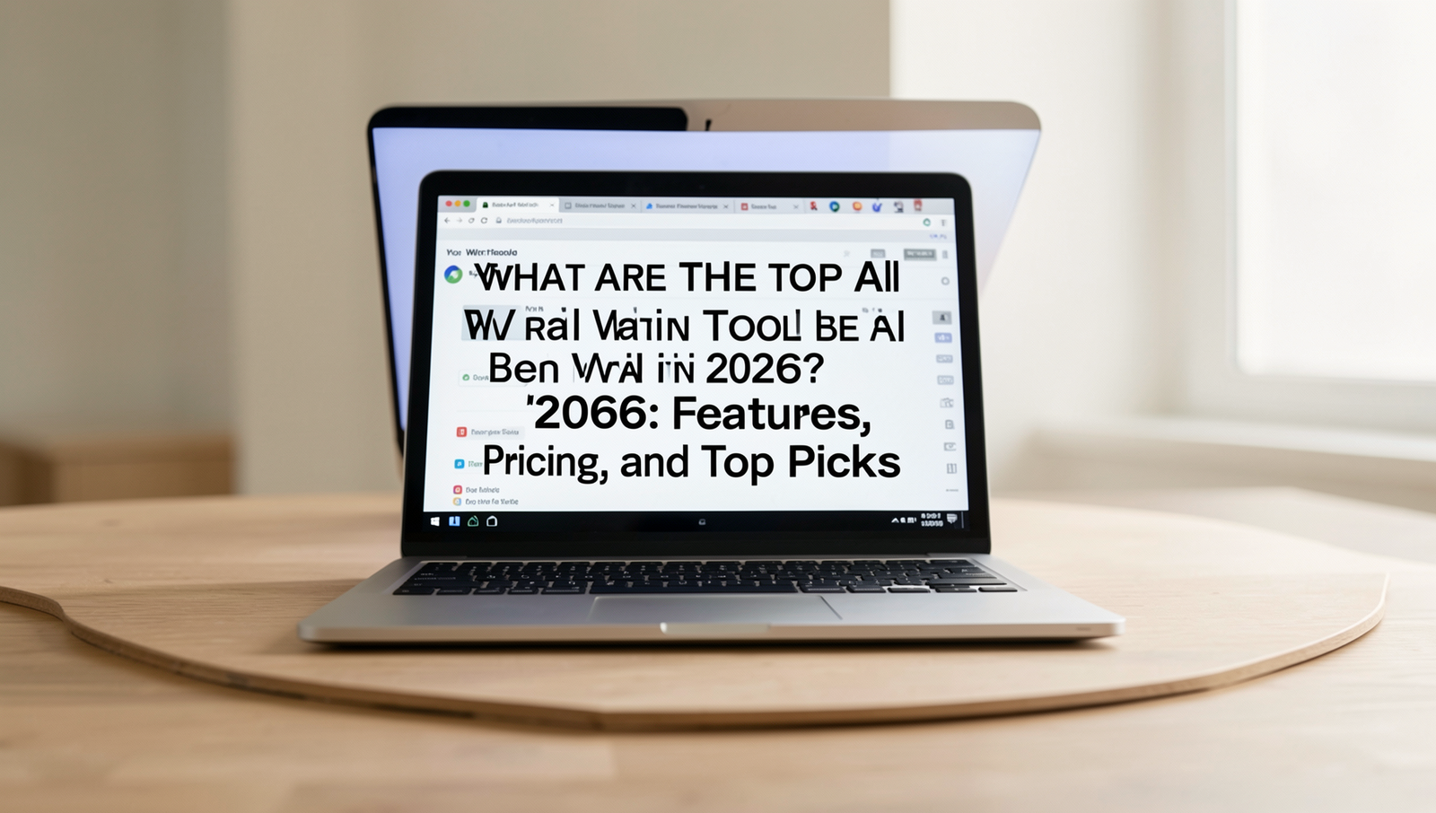 Diagram showcasing top AI writing tools in 2026 with key features and pricing.