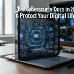 Professional editorial photo showcasing advanced cybersecurity tools in a modern setting.