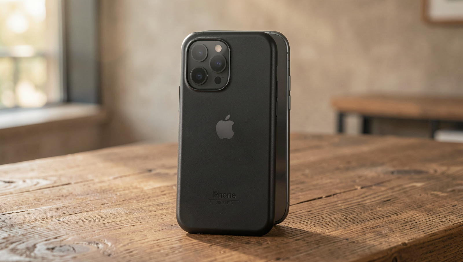 High-quality phone accessories displayed in a stylish, modern setting.