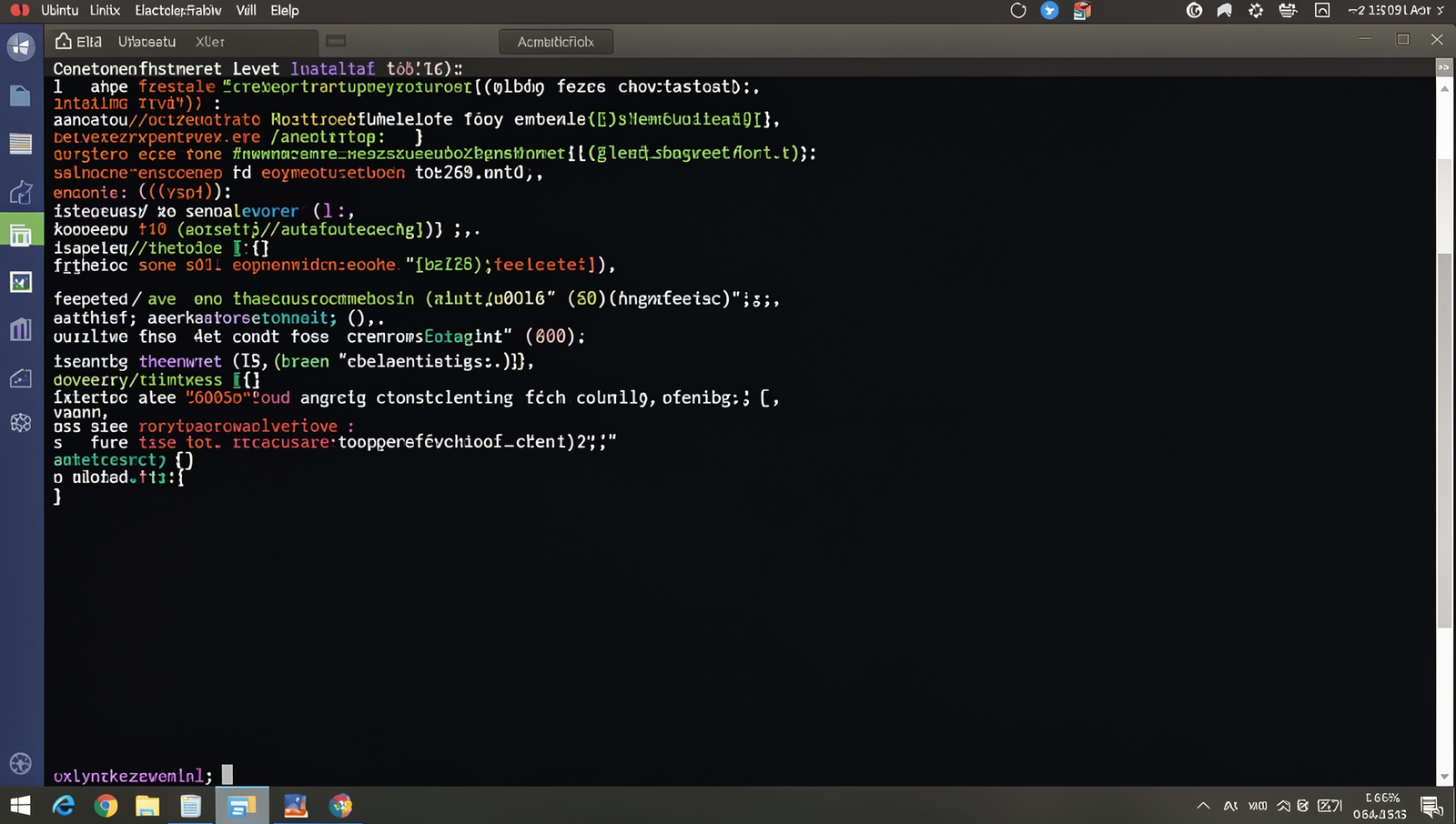 Linux desktop showing app uninstallation process in terminal with realistic UI.