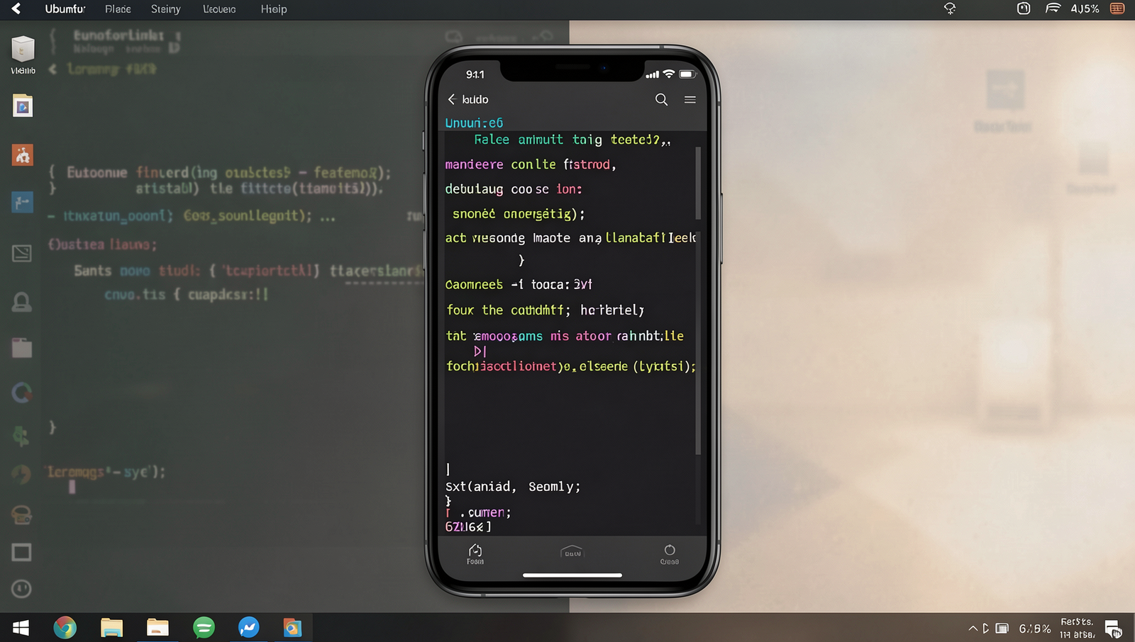 Screenshot of a security app interface on a smartphone with realistic UI details.