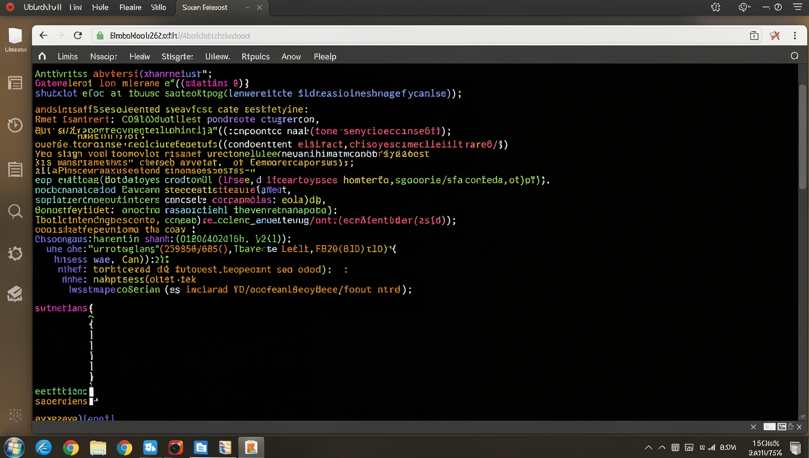 Antivirus software scanning a Linux system for malware in a realistic terminal interface.